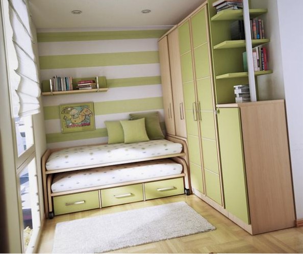 Không gian phòng ngủ đơn giản mang đến cảm giác một giấc ngủ sâu và thoải mái